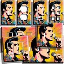 EXCLUSIVE RETRO POP ART ELVIS PRESLEY LIGHT SWITCH OUTLET WALL PLATES RO... - £8.01 GBP+