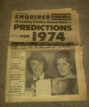 Vintage 1974 National Enquirer Newspaper Predictions Janurary 13 - $17.99