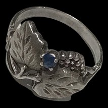 Carolyn Pollack Black HIlls Inspired With Leaves Retro Southwestern Ladies Ring - £39.05 GBP