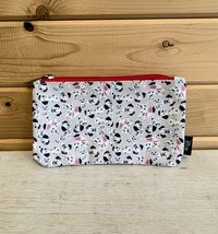 Disney 101 Dalmatians Cosmetics or Art Bag Zippered Closure - $23.23