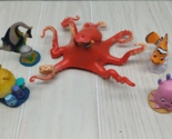 Disney Pixar Finding Nemo Figures Lot 4 PVC Pearl Hank Octopus Puffer Bl... - $19.59