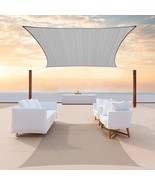 ColourTree 10&#39; x 20&#39; Grey Sun Shade Sail Rectangle Canopy Fabric Cloth S... - $150.02 CAD