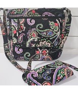 Vera Bradley Kiev Paisley Cross Body And Wallet Retired Pattern Adjustab... - €16,98 EUR