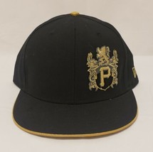 Pittsburgh Pirates Hat Cap New Era 59Fifty Fitted Size 7 5/8 Unique Design MLB - £12.90 GBP