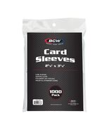 10 packs of 1000 (10000) BCW Clear Standard Sized Card Sleeves - $64.66