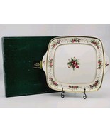 Fitz &amp; Floyd Winter Holiday Classic Choices Large Square Handled Severin... - $92.99