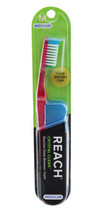 Toothbrush Reach Crystal Clean Medium Adult Toothbrush Pink - $3.83