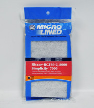 DVC Micro Lined Riccar RCF89-2 Simplicity 7000 Charcoal Filter 3 Pack - £7.05 GBP