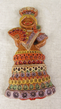 Vintage Handcrafted Ceramic Wall Figure; Convento Jesus Maria S.A. De Ar... - $47.11 CAD