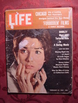 Life February 23 1962 Shirley Mac Laine Sonny Liston +++ - £4.85 GBP