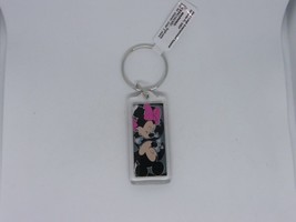 Disney Mickey and Minnie Mouse Love Kiss Kissing Keychain Keyring Souvenir Ring - £12.99 GBP