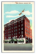 Hotel Ashtabula Ashtabula Ohio OH Linen Postcard R16 - $2.92