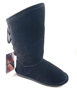 BearPaw Phylly Black Youth Girl Suede Wool/Sheepskin Winter Boot - £54.26 GBP