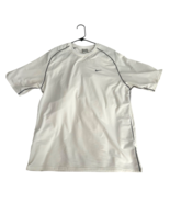 Nike Mens Activewear Jersey White Shirt Size L Sport Fit-Dri Activewear - $349.40 MXN
