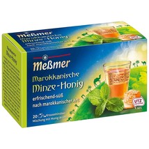 MESSMER tea Moroccan Mint Honey -DAMAGED- 1 box.20 tea bags REE SHIP - $9.02