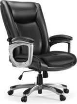 High Back Big and Tall Home Executive Office Chair with Padded Armrests, - £183.99 GBP