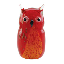 Red Owl Art Glass - £30.44 GBP