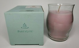 PartyLite Barrel Glass Jar Candle 11oz Strawberry Rhubarb P5E/G11272 - £15.84 GBP