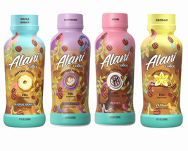 4 Flavor Variety Pack Alani Nu Protein Coffee 12 fl oz Bottles (12 Pack) - £31.44 GBP
