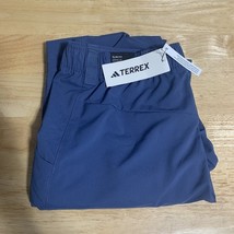 Adidas Terrex Multi Woven Hiking Wonder Steel Slim Fit Pants HZ9051 - Me... - $55.89