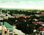 Vtg Postcard 1910s Council Bluffs Iowa IA Birds Eye View UNP Bushnell Un... - $4.17