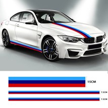 3Pcs Car Door Side Skirt Stripes Stickers Body Vinyl Decals For  F20 F21 F30 F15 - £83.63 GBP