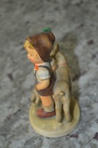 RARE Vintage Goebel Hummel Little Goat Herder 200 Boy w Mom &amp; Kid Figurine,TMK2 - £199.83 GBP