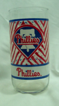 Vintage 1993 Philadelphia Phillies Mlb Baseball 6" Collector's Glass Cup 1990's - £15.82 GBP