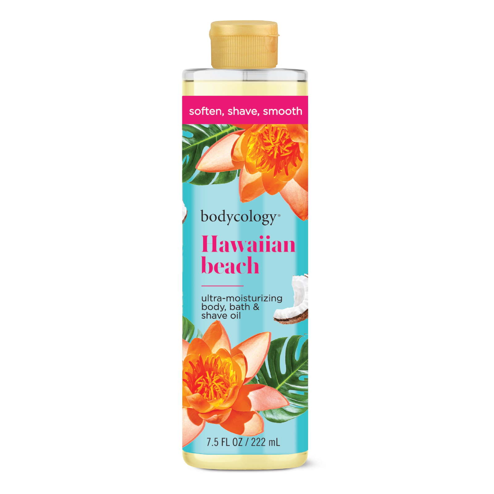 Bodycology Ultra Moisturizing Body, Bath &amp; Shave Oil – Hawaiian Beach, 7... - $19.99