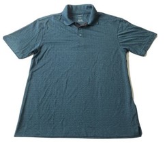 Haggar sz Small COOL 18 PRO Short Sleeve Mens Golf Polo T-Shirt Aqua - £9.26 GBP