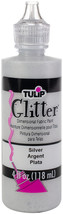 Tulip Dimensional Fabric Paint 4oz-Glitter - Silver - £12.19 GBP