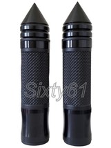 Suzuki GSXR 600, 750 Comfort Black Hand Grips Bar Ends Spiked - $1,024.35 MXN
