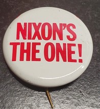 Nixon&#39;s The One Campaign Pin - Richard Nixon - £2.94 GBP