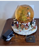 Radko Disney Christmas Musical Carousel Light Up Snow Globe In Original Box - $100.00