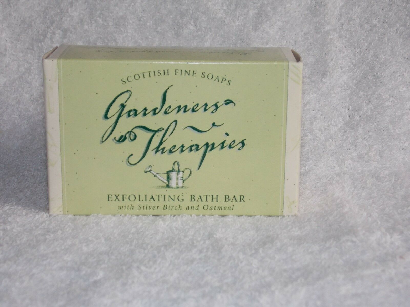 Scottish Fine Soaps GARDENERS THERAPIES Exfoliating Bath Bar Soap 7 oz/200g New - $12.87