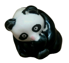 Vintage 2&quot; Porcelain Panda Bear Figurine Cub China Japan Asian Cute - £9.59 GBP
