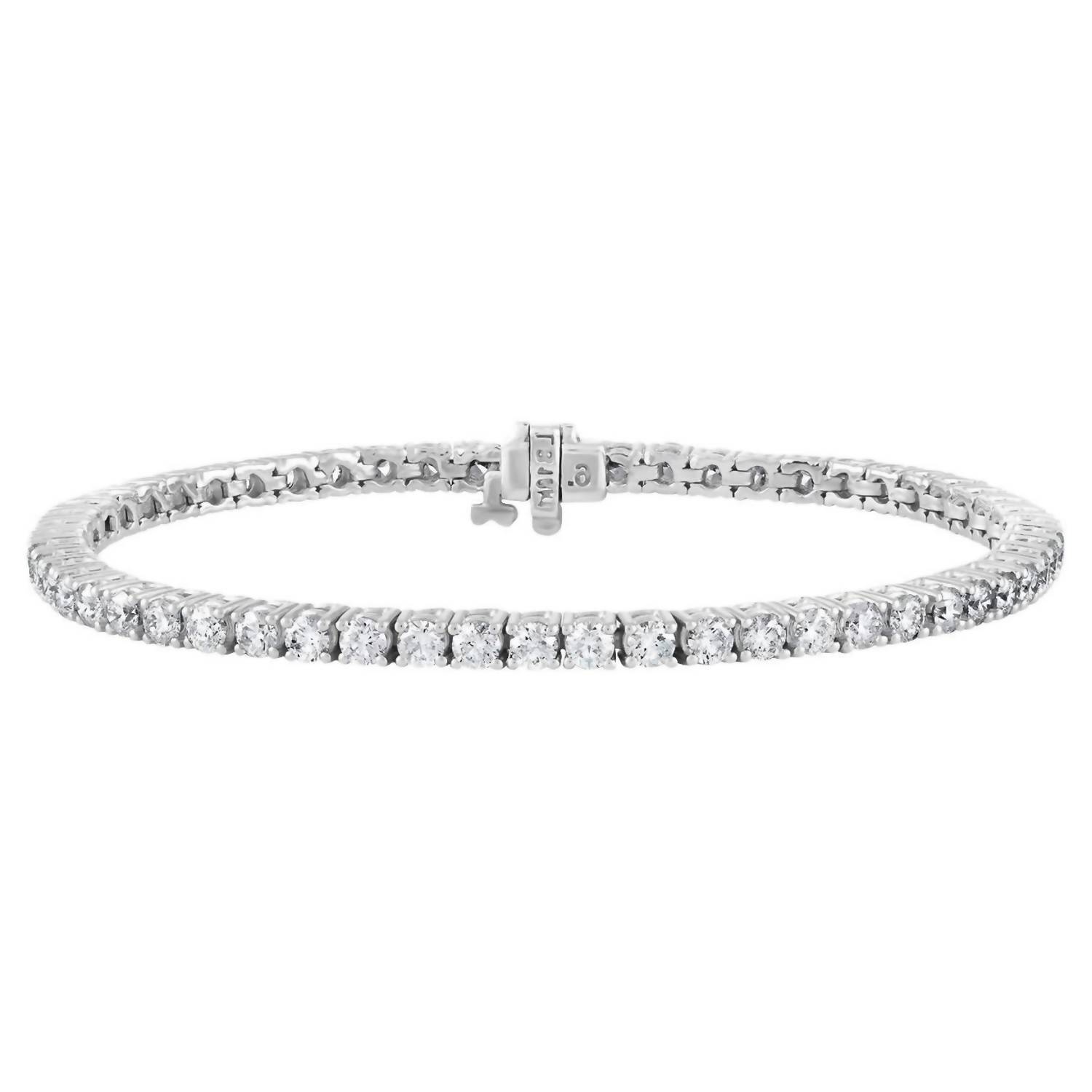 Diana M Jewels 6.00 cts diamond tennis bracelet size One Size - $4,806.45