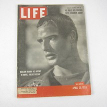 Life Magazine April 1953 Marlon Brando, Nellie Melba, Betty Grable ad NY... - $19.99