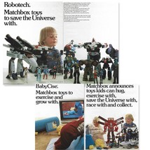 Robotech Matchbox Print Ad Catalog Pages 1985 Toy Trade Print Ad 4pg - $24.75