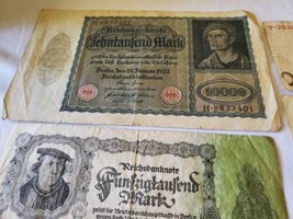 German Reichsbanknote 5000/100000/20000/1000 Mark Banknote and Lot Germa... - £31.66 GBP