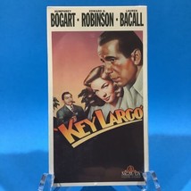 Key Largo VHS 1948 Bogart Robinson Bacall Suspense Drama New Sealed - $2.99