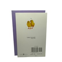 American Greetings Forget Me Not Easter Greeting Card for Both - $4.94