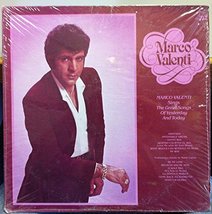 MARCO VALENTI SINGS GREAT SONGS OF YESTERDAY &amp; TODAY vinyl record [Vinyl... - $15.63