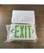 Thomas &amp; Betts ELX400GN Exit Sign Emergie-Lite Green LED 120/277VAC Doub... - $24.87