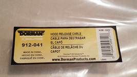 Dorman Products Part #912-041 Hood Release Cable (NEW) - £46.67 GBP