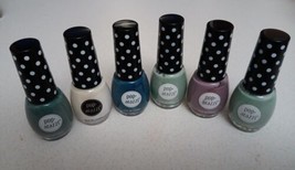 6 pc lot of Pop-arazzi Nail Polish SEE PICTURES FOR COLORS (MK21) - £38.79 GBP