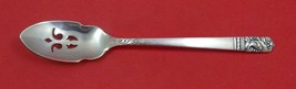 Mansion House by Oneida Sterling Silver Olive Spoon Pierced 5 3/4&quot; Custom Made - £55.25 GBP