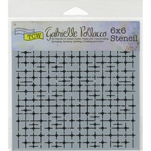 The Crafter&#39;s Workshop Mini Tile Mania 6x6 Stencil  - $3.96