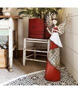 FILIGREE ANGEL METAL FIGURE SCULPTURE CHRISTMAS DECORATIONS HANDCRAFTED ... - $375.83 CAD