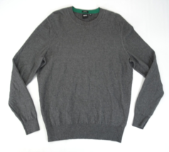 HUGO BOSS Mens Giovanni Crewneck Sweater Size XL Cotton Wool Blend Regular - £22.68 GBP